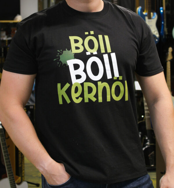 ! Kindergrößen ! T-Shirt "Böll Böll Kernöl" ; schwarz