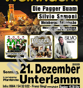 Sternstunden der Weihnacht ; Weihnachtskonzert in Unterlamm